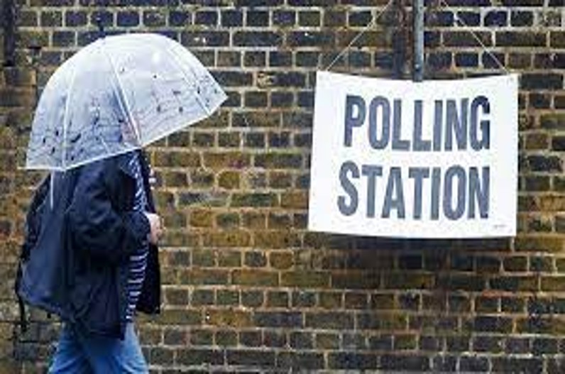 Rain during voting