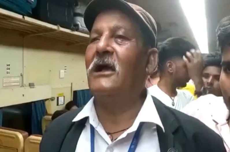 इंटरसिटी एक्सप्रेस में TTE की बेदम पिटाई, वीडियो सामने आने के बाद GRP थाना प्रभारी पर गिरी गाज