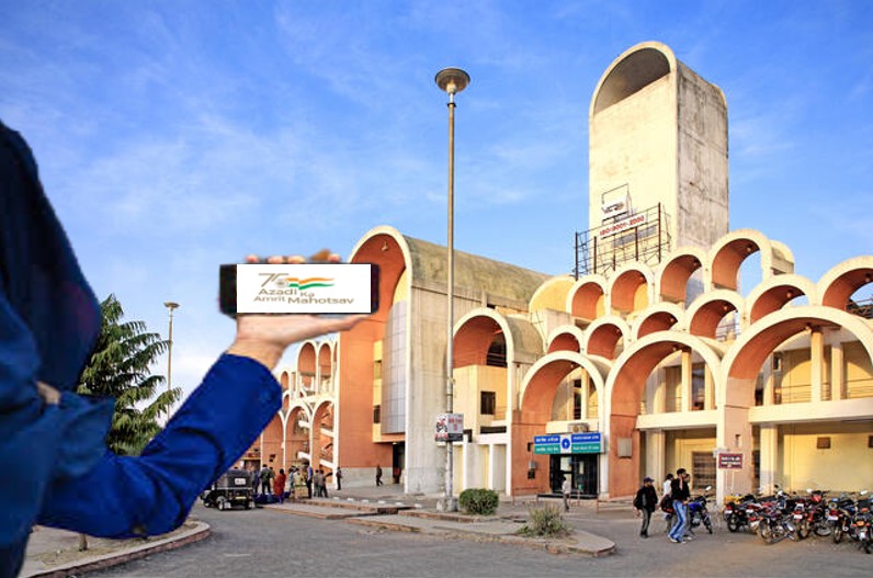 Selfie point at Bhopal station