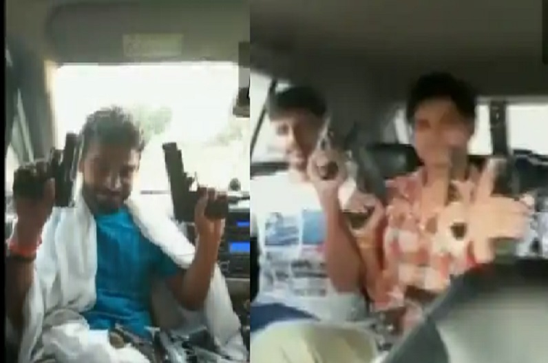 कार में हथियार लहराते दिखे सिद्धू मूसेवाला के हत्यारे शूटर्स, देखें नया VIDEO