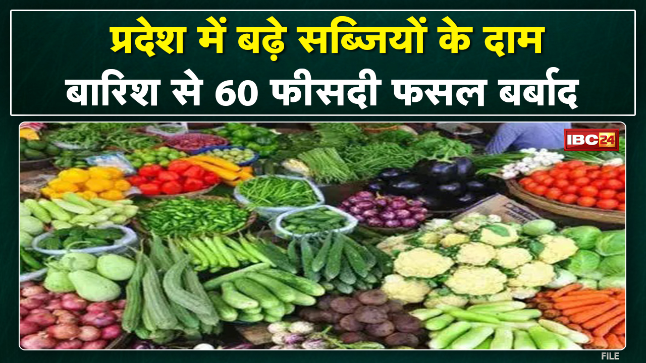 Raipur Vegetables Price Hike : मानसून और महंगाई का डबल अटैक। लगभग 30-40% बढ़े सब्जियों के दाम