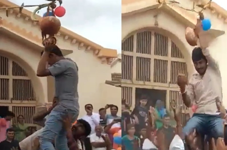 गए थे दही-हांडी फोड़ने, हुआ कुछ ऐसा कि मटकी बनाने वाले कुम्हार की करने लगे खोज, वीडियो वायरल