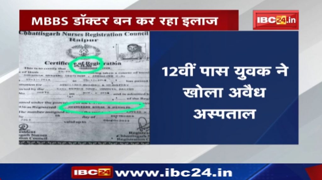 12th pass youth told himself MBBS Doctor | Was doing this work illegally, health staff raided