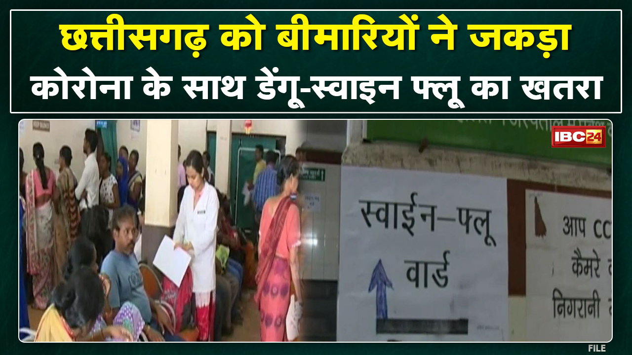 Increased diseases in Chhattisgarh: The risk of swine flu increased with Corona