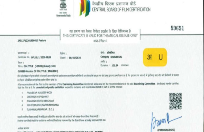 Raksha Bandhan Got U Certificate