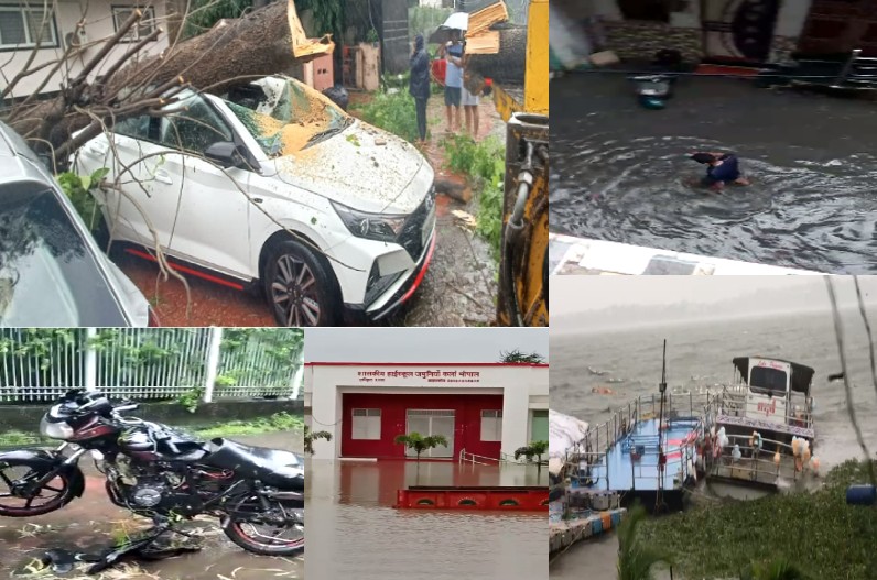 नहीं थम रहे इंद्रदेव! प्रदेश में काल बन बरस रहे बादल, विभिन्न इलाकों में हुई बड़ी घटनाएं, अंधेरे में डूबी राजधानी
