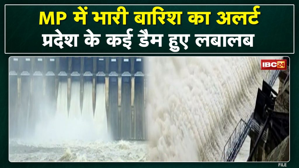 Flood in Madhya Pradesh: Due to heavy rains, drains and rivers are in spate. The gates of the dam being opened...watch the video..