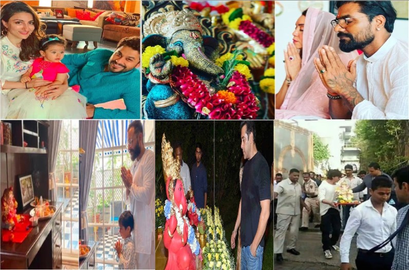 Muslim celebrities also bring home Ganesh ji