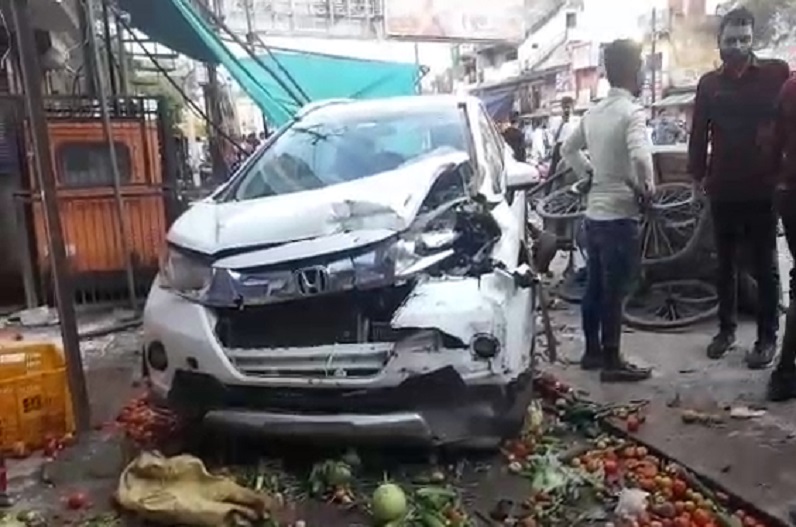 शराबी कार चालक ने मचाया कोहराम, कई गाड़ियों को मारी टक्कर, फिर पुलिस ने उठाया ये कदम