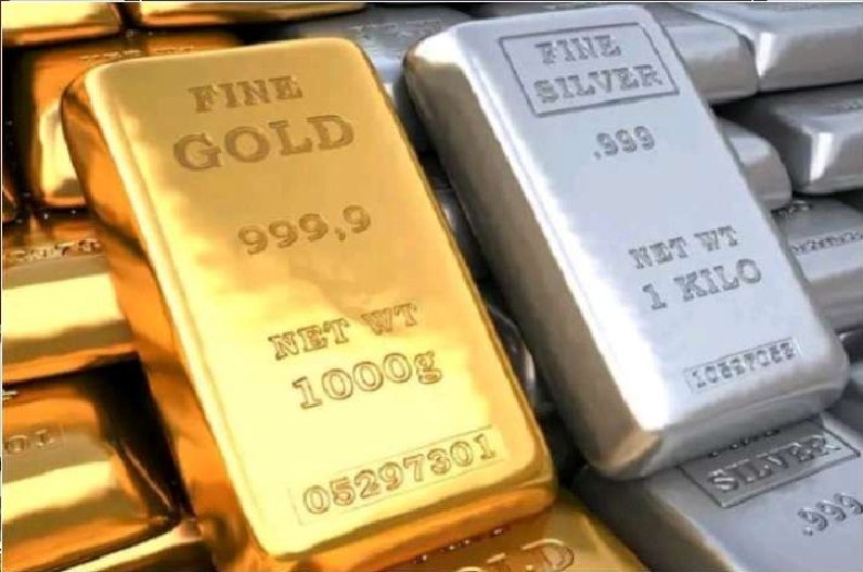 Today's latest rate of gold and silver