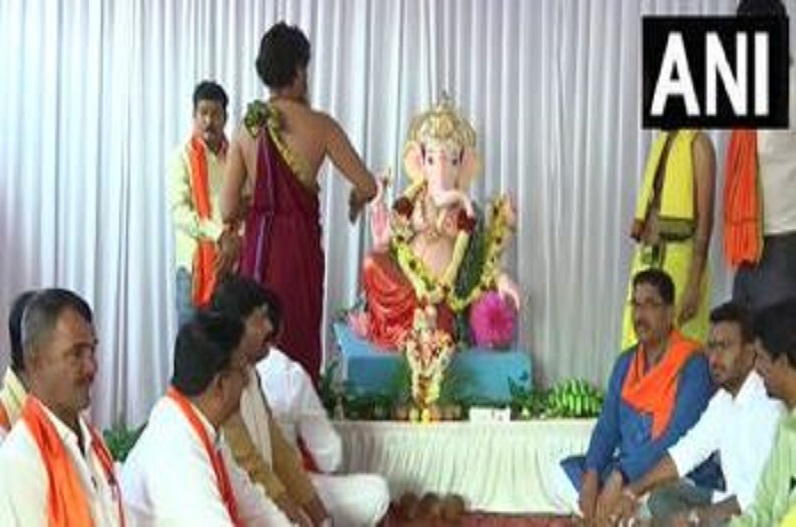 Ganesh Puja at Idgah Ground