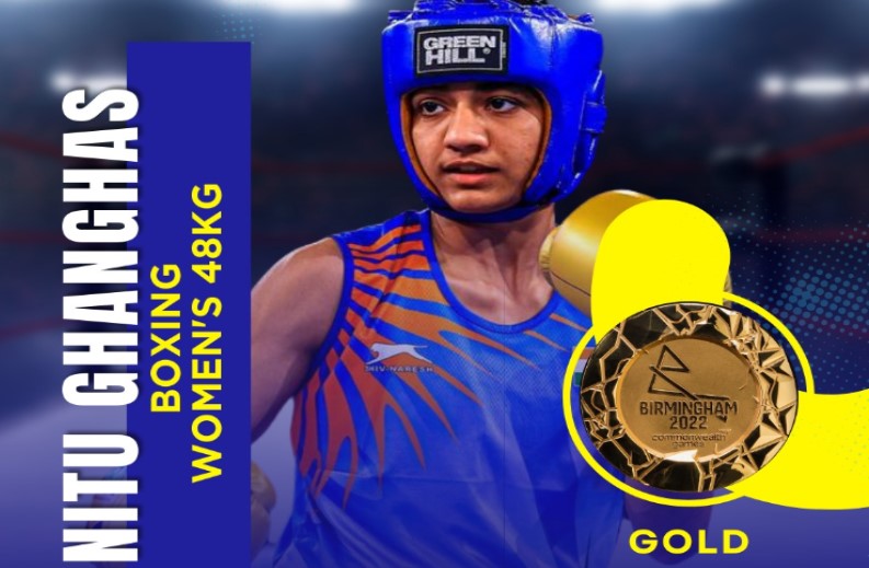 Boxer Nitu Ghanghas wins gold
