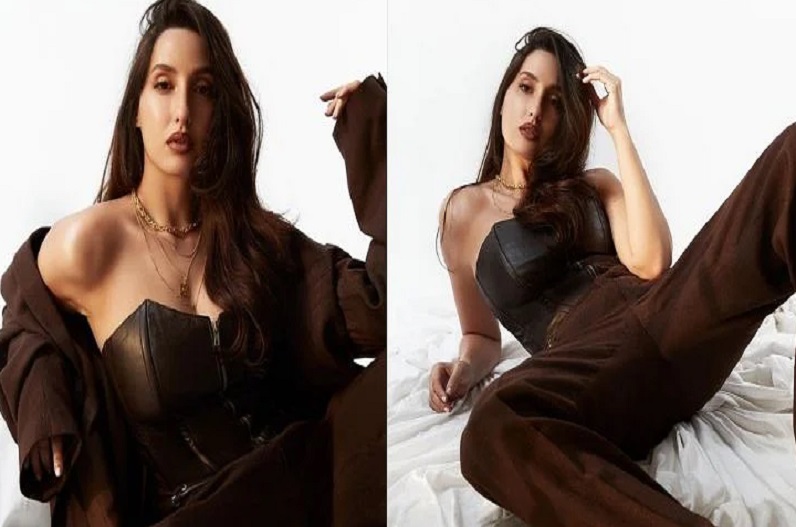 नोरा फतेही की तस्वीरों ने सोशल मीडिया पर मचाई खलबली, ग्लैमरस अंदाज देख खुली,  रह गई फैंस की आंखे