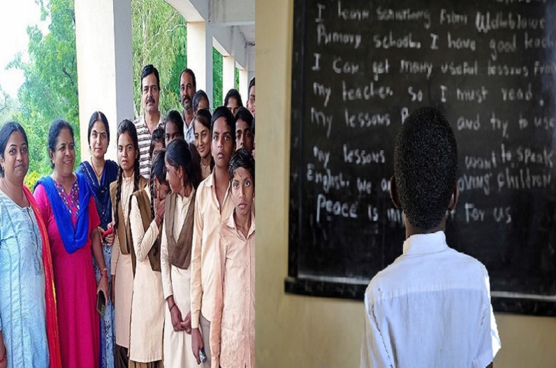 Government School teacher spent whole night with student