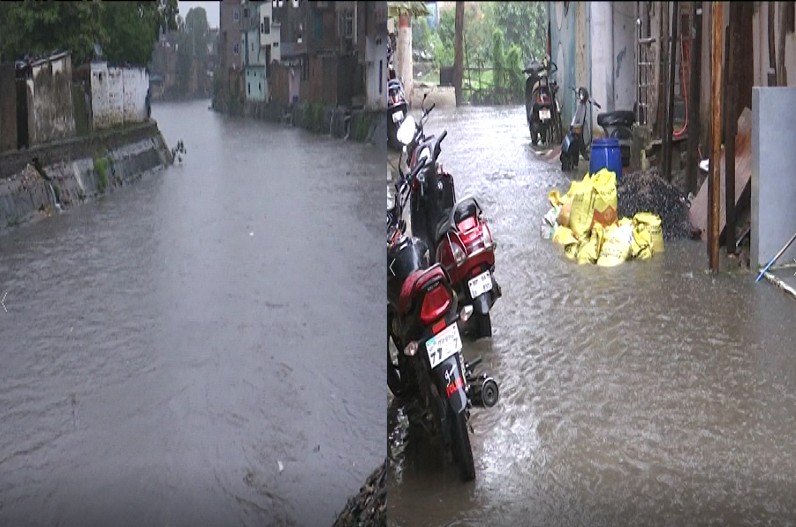 water logging in the capital