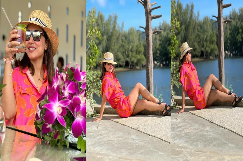 ऐसे शॉर्ट्स पहनकर हिना के बरपाया कहर, तस्वीरें देख फैंस लुटा रहे प्यार