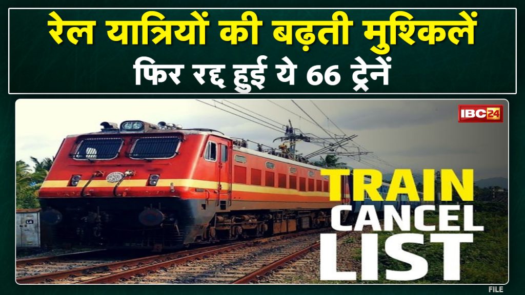 IRCTC Railway Train Cancelled