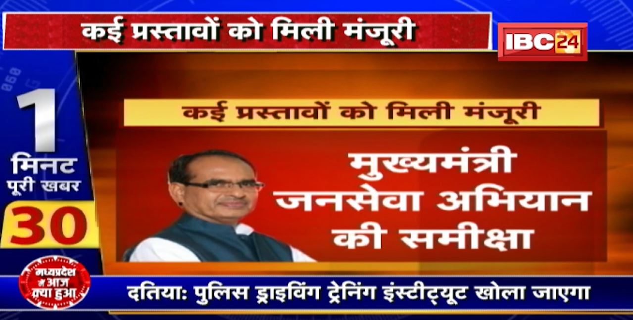 CM Shivraj Singh Chouhan की अहम बैठक। कई प्रस्तावों को मिली मंजूरी