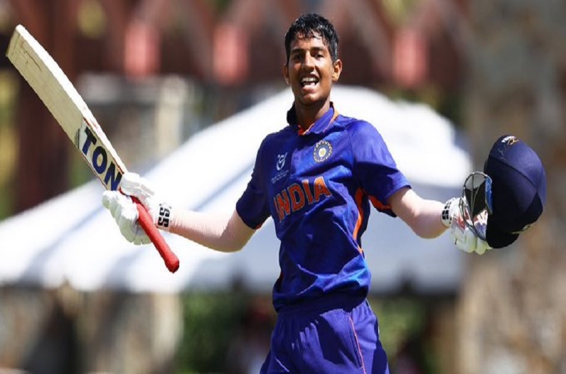 Team India's young batsman Yash Dhull