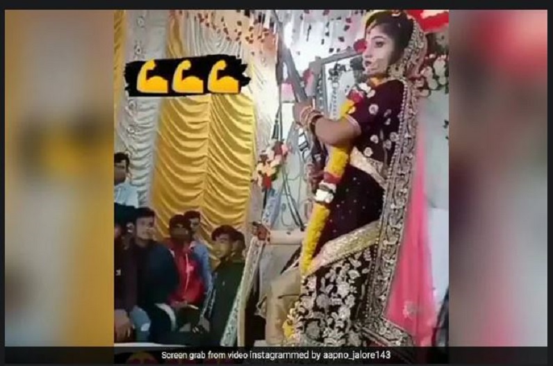  Bride started firing video: शादी में धाएं-धाएं बंदूक चलाने लगी दुल्हन, गुस्सा देख भाग खड़े हुए बाराती! देखें