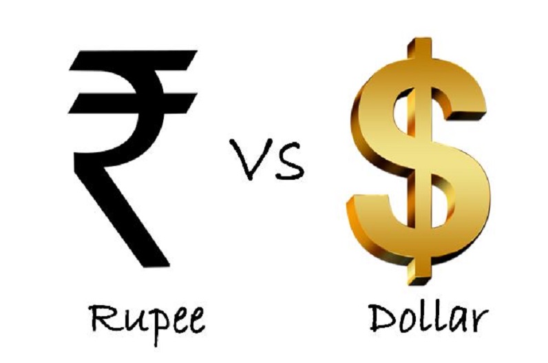 dollar vs rupees