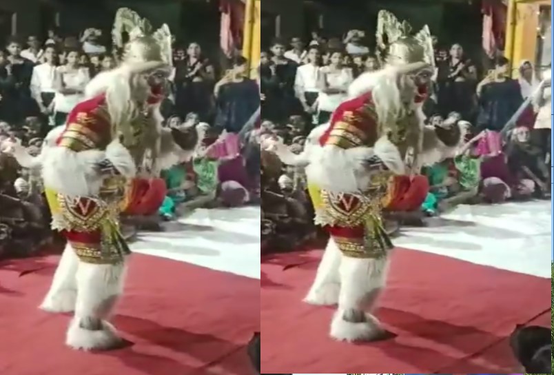 गणेश पंडाल में डांस करते वक्त मुंह के बल गिरा कलाकार, लोग बजाने लगे तालियां, लेकिन हो चुकी थी मौत