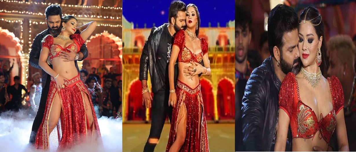 Pawan singh new song lal ghagra: भोजपुरी संगीत में पवन सिंह का ये गाना ढाह रहा है कहर, तस्वीरों में देखें कातिल अदाएं