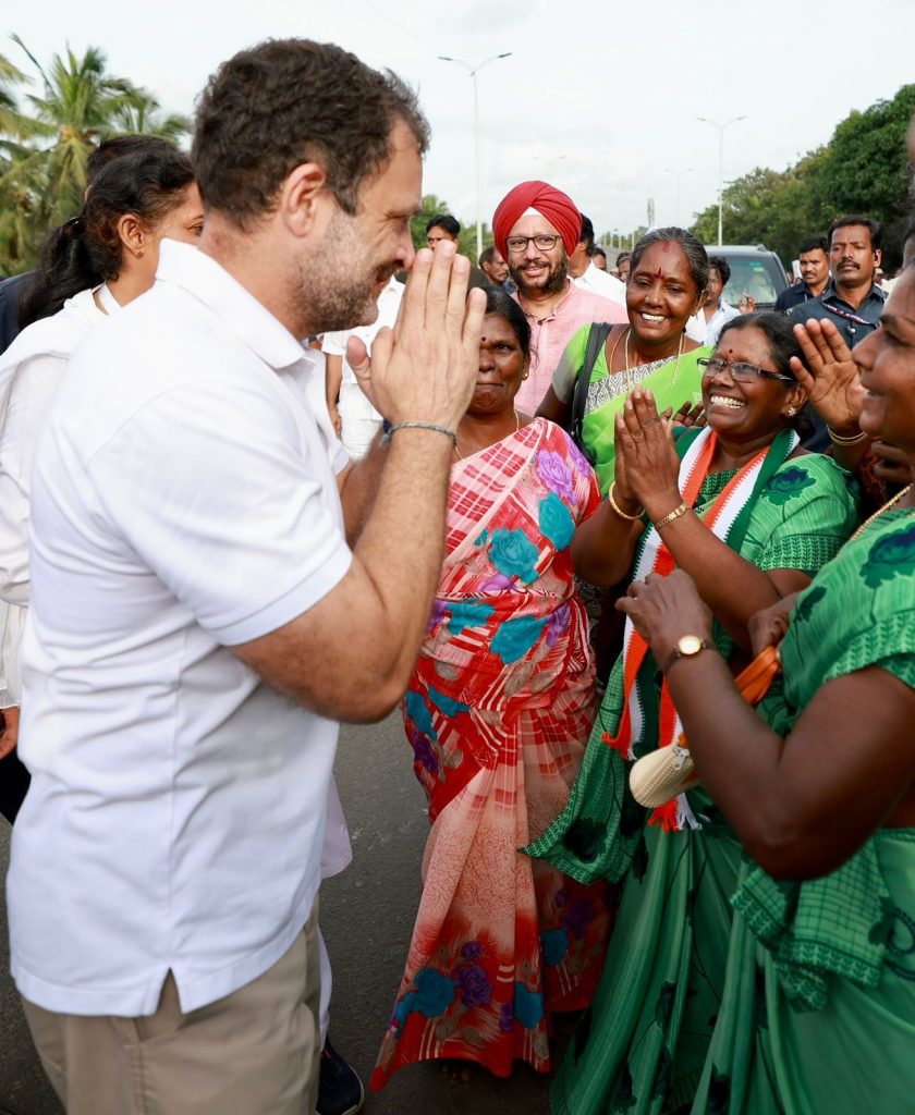 Rahul Gandhi said BJP spreads 'unrest'