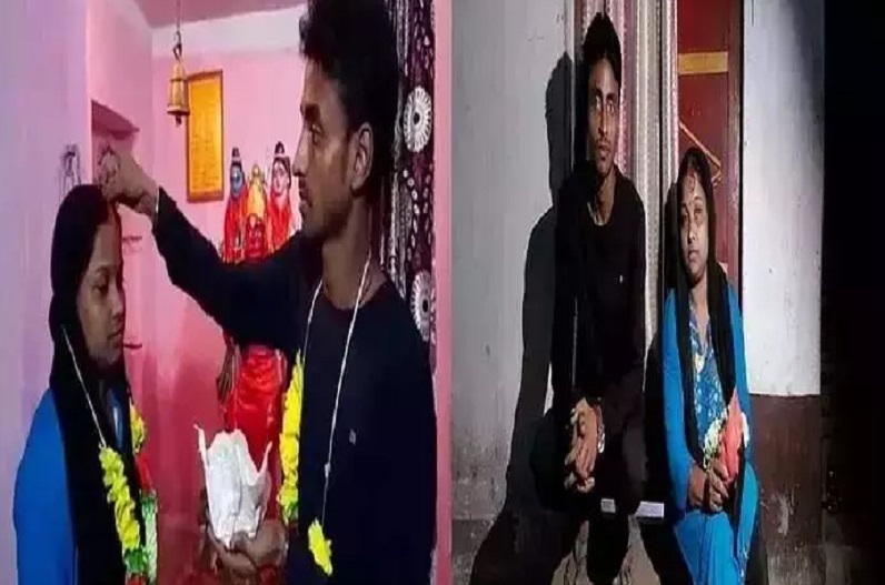 दो बच्चों की मां को दिल दे बैठा युवक रचाई शादी, अब अपने ही घर के बाहर दे रहे धरना, जाने क्यों