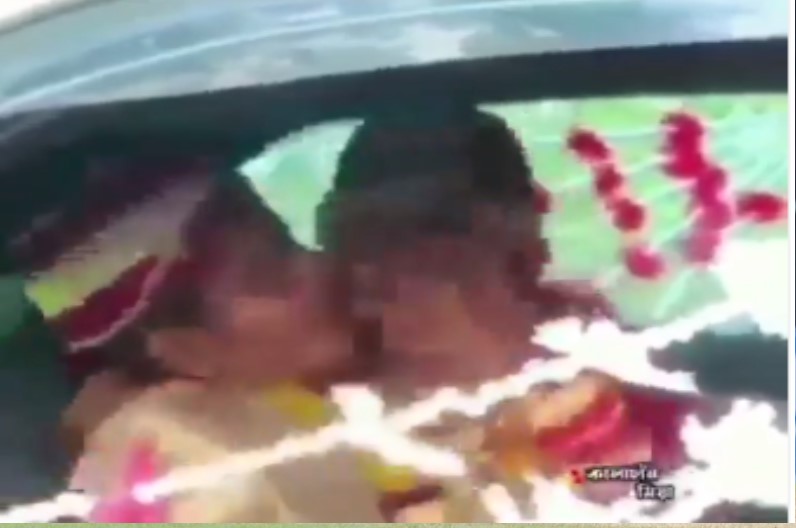 Bride Uncontrolled in Car