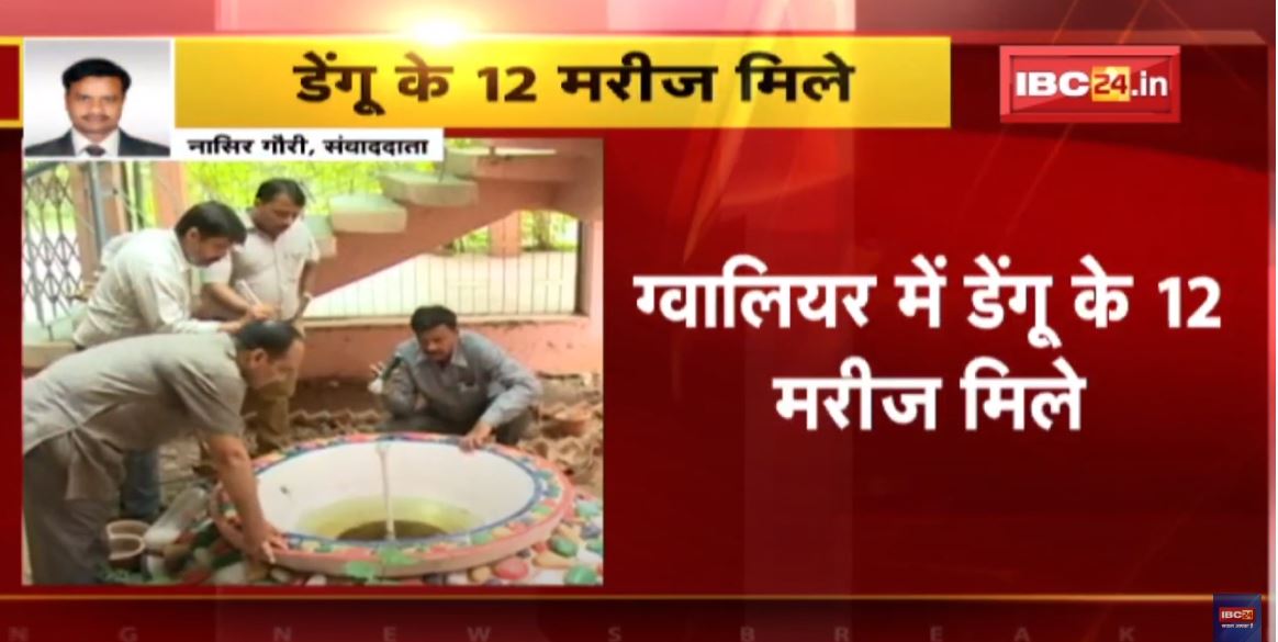Dengue in Gwalior : ग्वालियर में बढ़ रहे डेंगू के मरीज | 46 सैंपल की जांच में 12 को डेंगू की पुष्टि