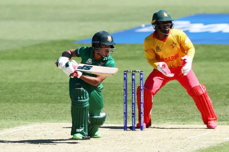 नजमुल हुसैन ने खेली तूफानी पारी, सात विकेट पर बांग्लादेश ने बना दिए इतने रन…