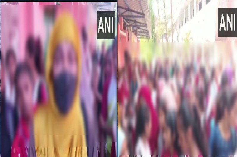 Hijab removed during examination in MDDM College Muzaffarpur