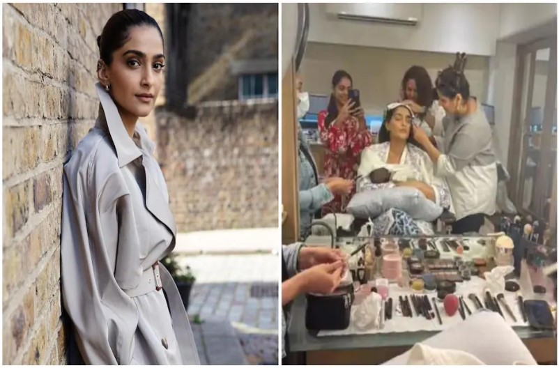 Sonam Kapoor Breastfeeding Video