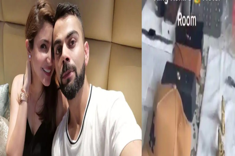 Viral Virat Kohli Video Virat And Anushka Reaction IBC24