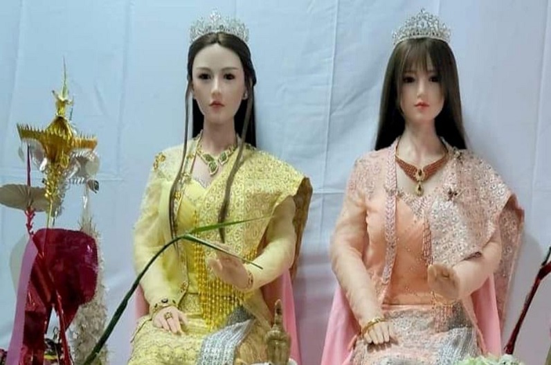 Sex doll married in temple