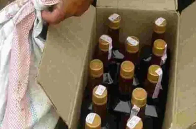BJP Leader Arrested with illegal Liquor