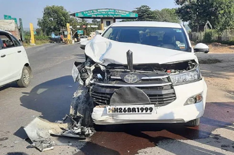 कांग्रेस नेता का कार एक्सीडेंट