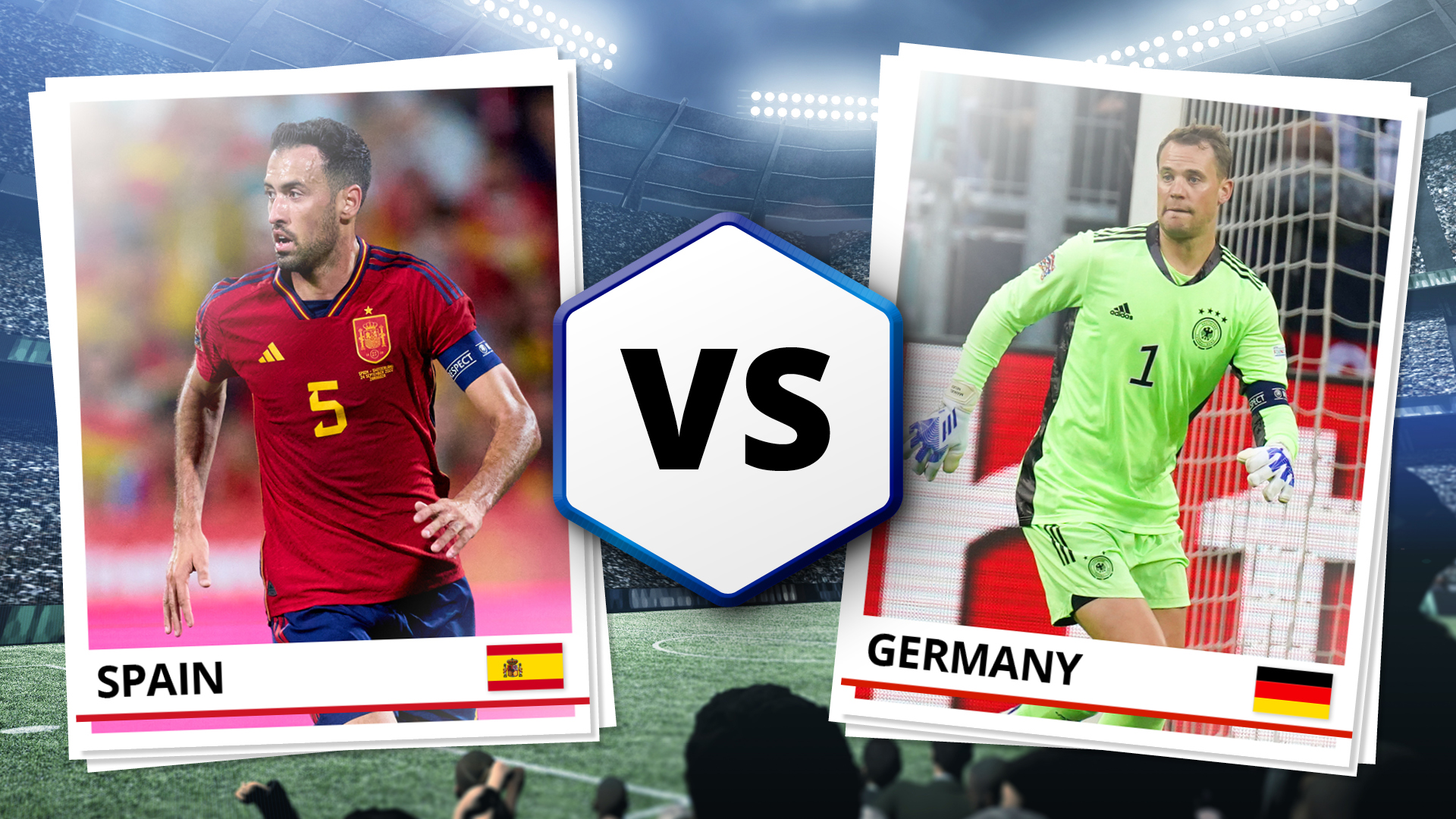 Spain vs Germany live streaming