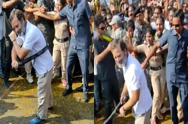 Rahul gandhi: जब बीच सड़क पर खड़ा होकर राहुल गांधी ने खुद को मारे कोड़े, ये देख दंग रह गए लोग, देखें Video
