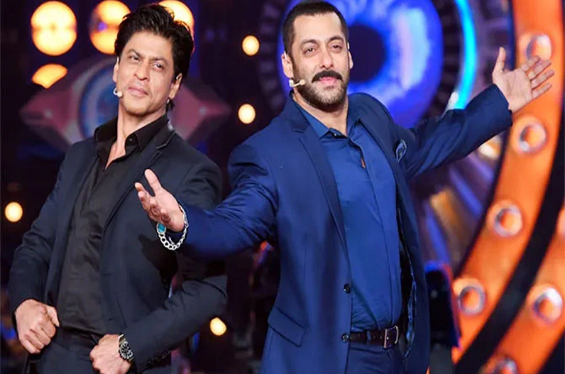 Shah Rukh Khan with Salman Khan in Tiger 3