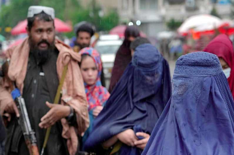 Taliban also banned women to going public places
