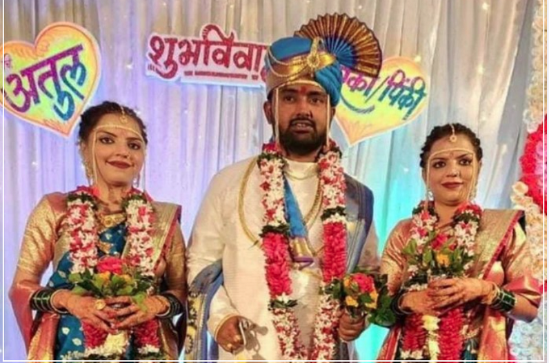 two twin sisters married same man