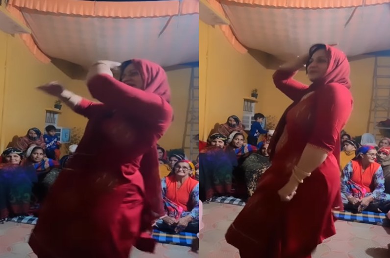 लाल सूट में भाभी ने ऐसी ‘मटकाई कमर’, देखने वालों की फटी रह गई आंखें, यहां देखें पूरा वीडियो