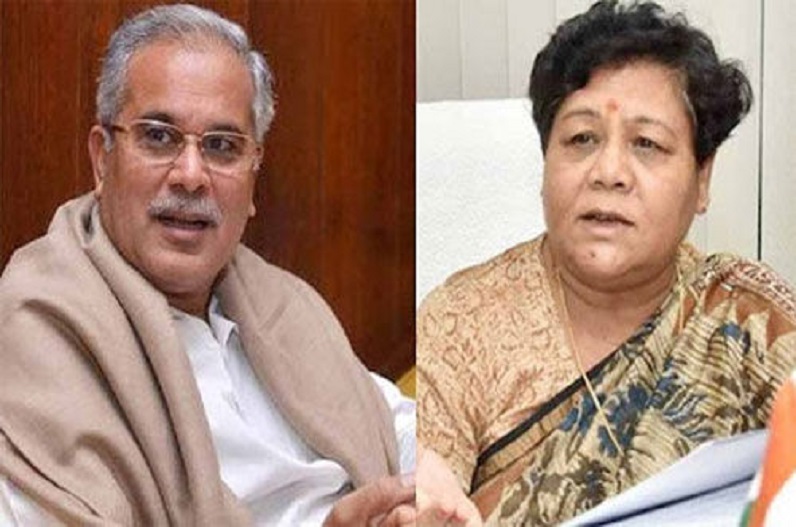 CM Bhupesh Baghel accused the governor