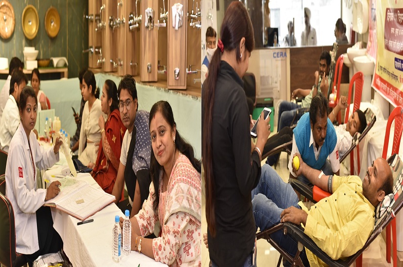 Blood donation camp: व्यापार के साथ समाजसेवा की नई पहल, महज कुछ ही घंटों में हुआ 110 यूनिट रक्तदान