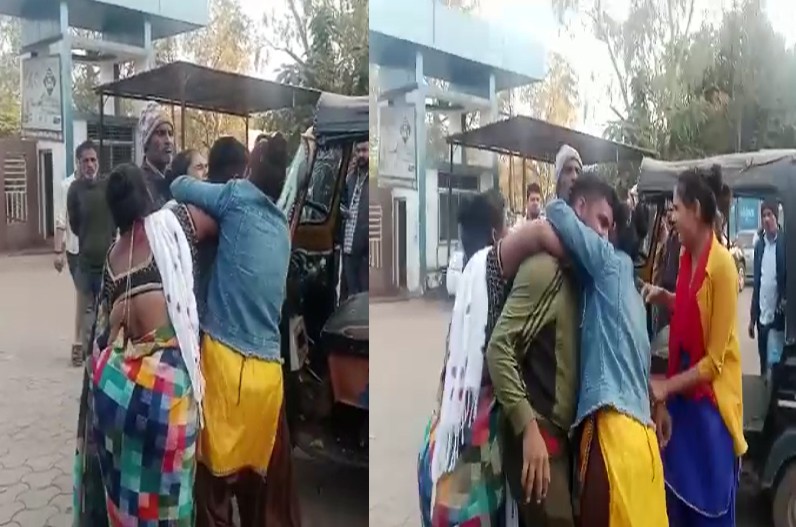 Shivpuri District Hospital fight video viral
