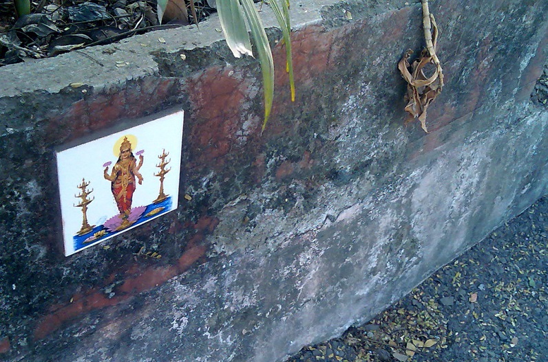 Pictures of 'gods and goddesses' at public places