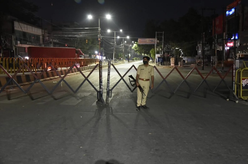 Imposes Night Curfew in Across District