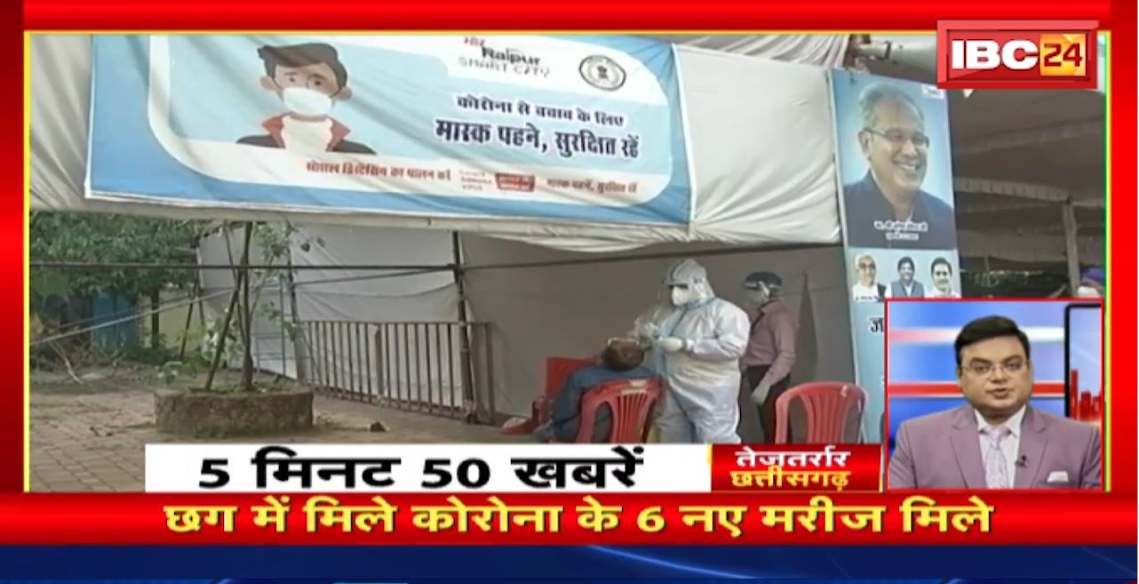 Chhattisgarh में मिले Corona के 6 नए मरीज। तेजतर्रार छत्तीसगढ़ | Chhattisgarh Non Stop News
